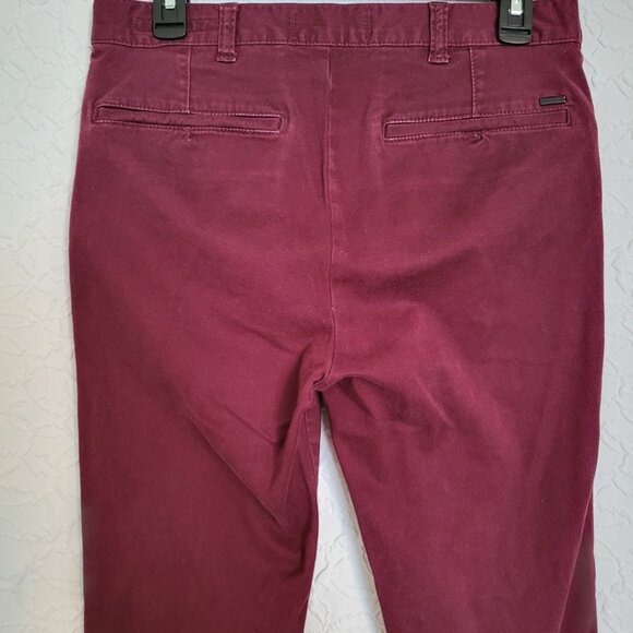 PacSun Red Straight Leg Pants Classic Design - Picture 8 of 8